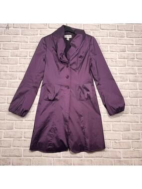 Joseph Ribkoff Lightweight Purple Long Jacket Fancy‎ Women's 10